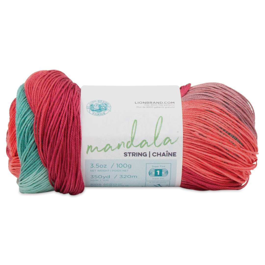 Open in modal - Lion Brand Mandala String Yarn - Disco, 350 yds