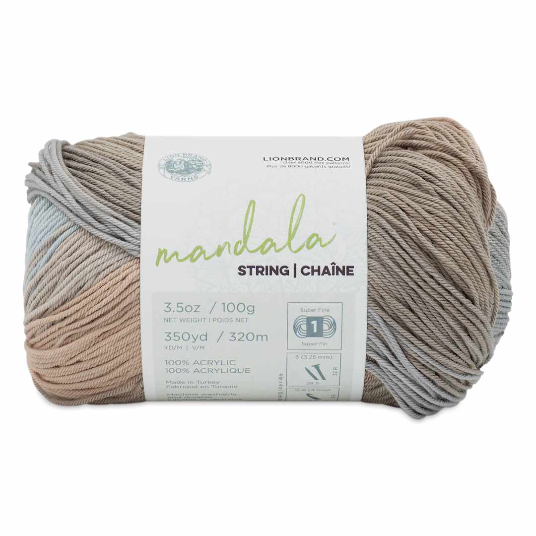 Open in modal - Lion Brand Mandala String Yarn - Ballad, 350 yds