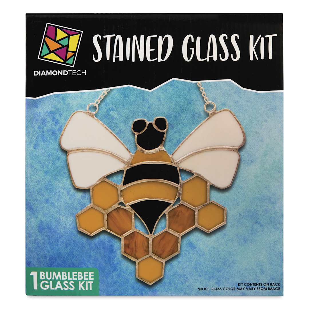 Open in modal - Diamond Tech Stained Glass Kit - Bumblebee - front of packaging