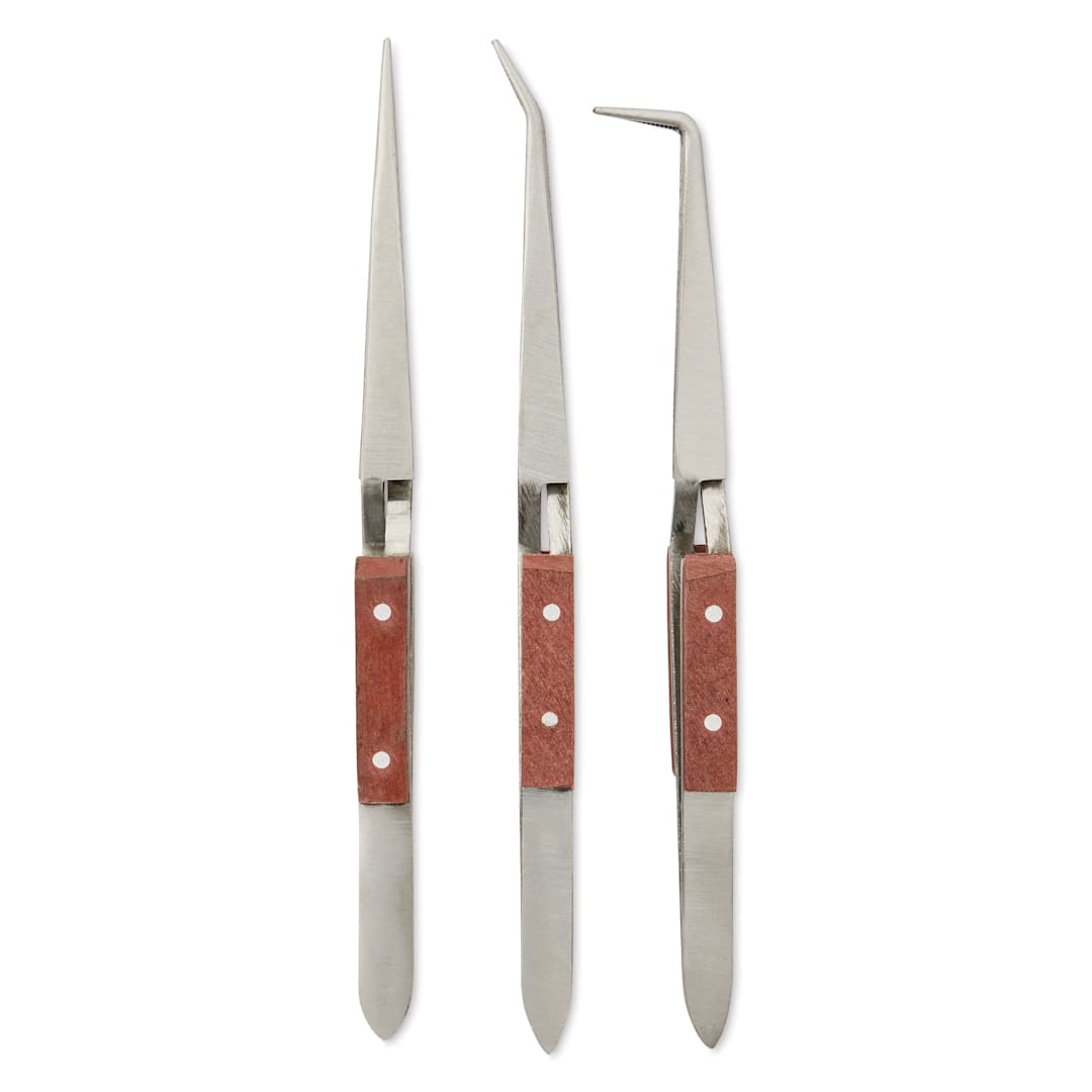 Open in modal - Enkay Soldering Tweezers - Set of 3