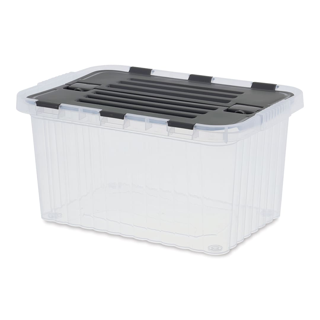 Open in modal - Superio Hinged Lid Storage Container - 33 L