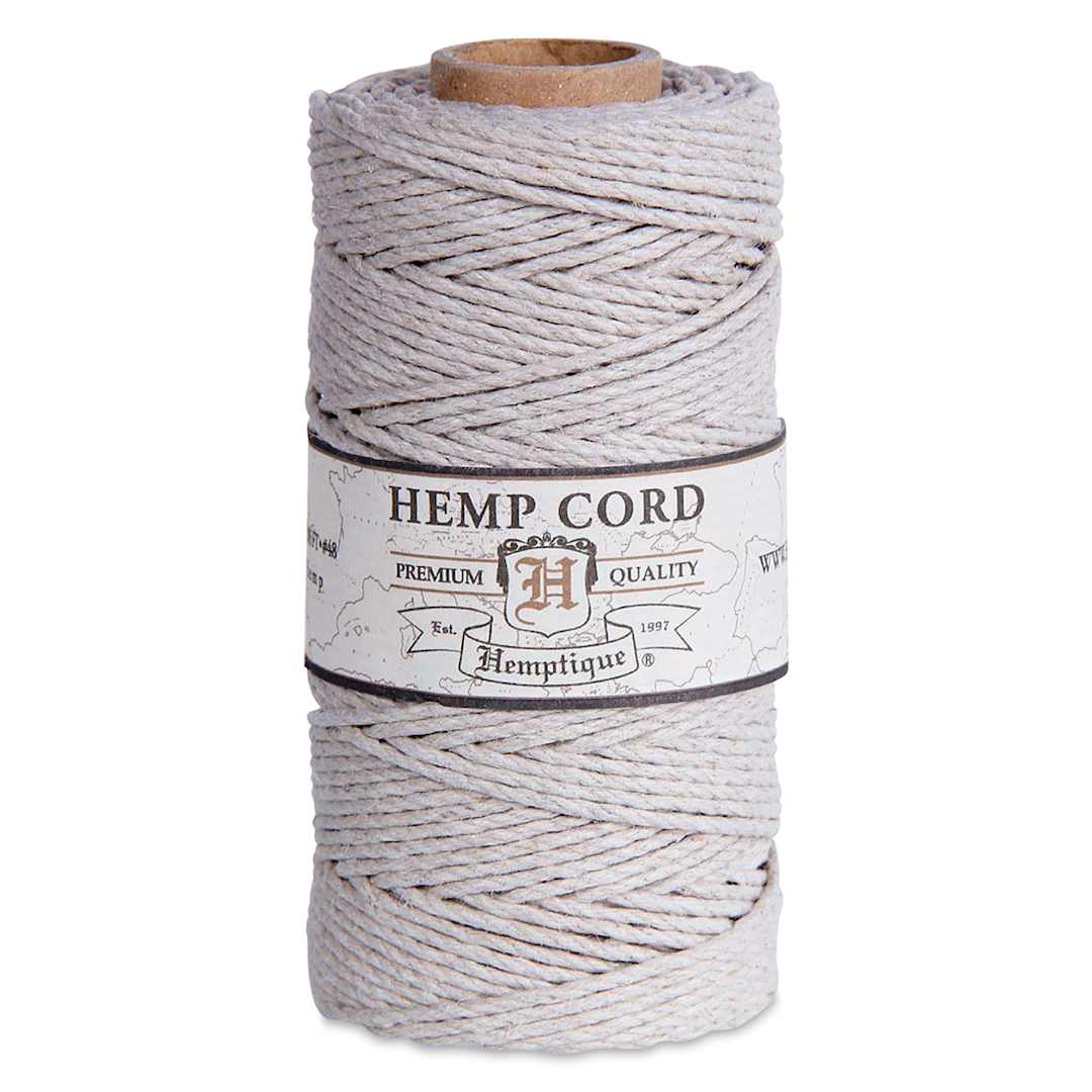 Open in modal - Hemptique Hemp Cord Spool - Natural, 1.8 mm x 205 ft