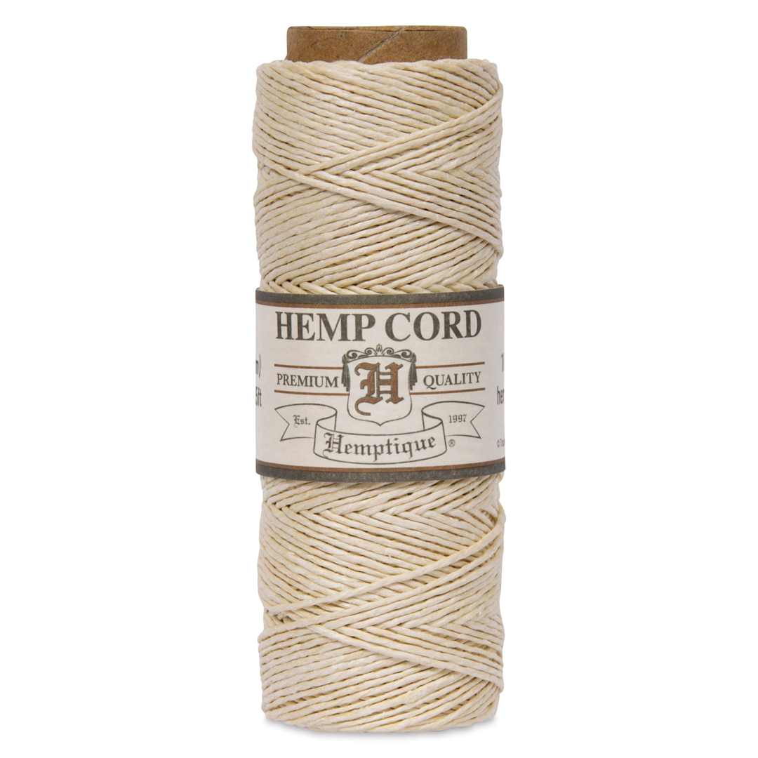 Open in modal - Hemptique Hemp Cord Spool - Natural, 0.5 mm x 205 ft
