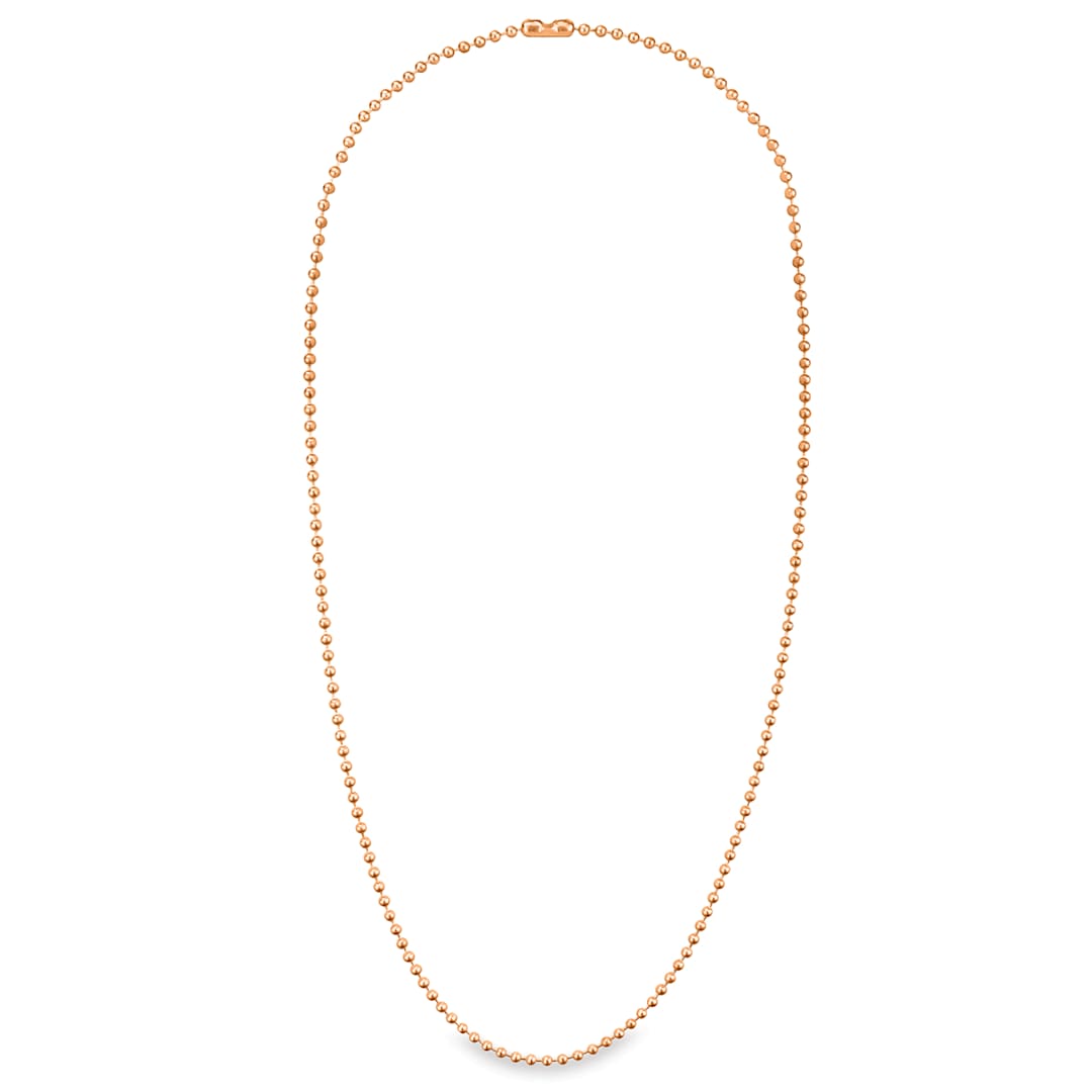 Open in modal - ImpressArt Ball Chain Necklaces - Copper Necklace