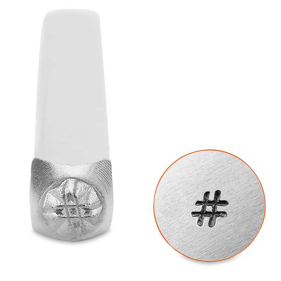 Open in modal - ImpressArt Design Stamp - Hashtag, 3 mm