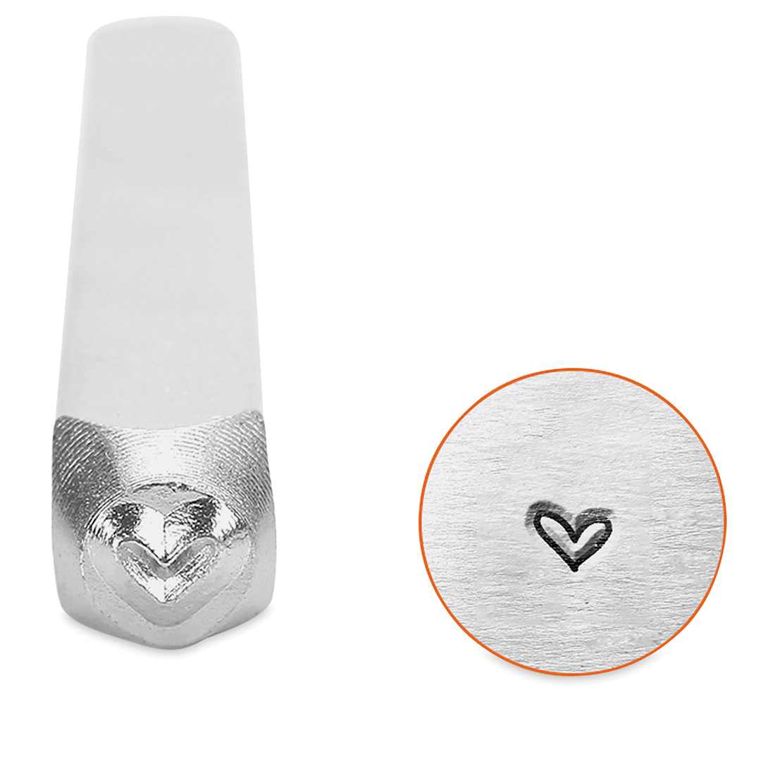Open in modal - ImpressArt Design Stamp - Heart, 3 mm