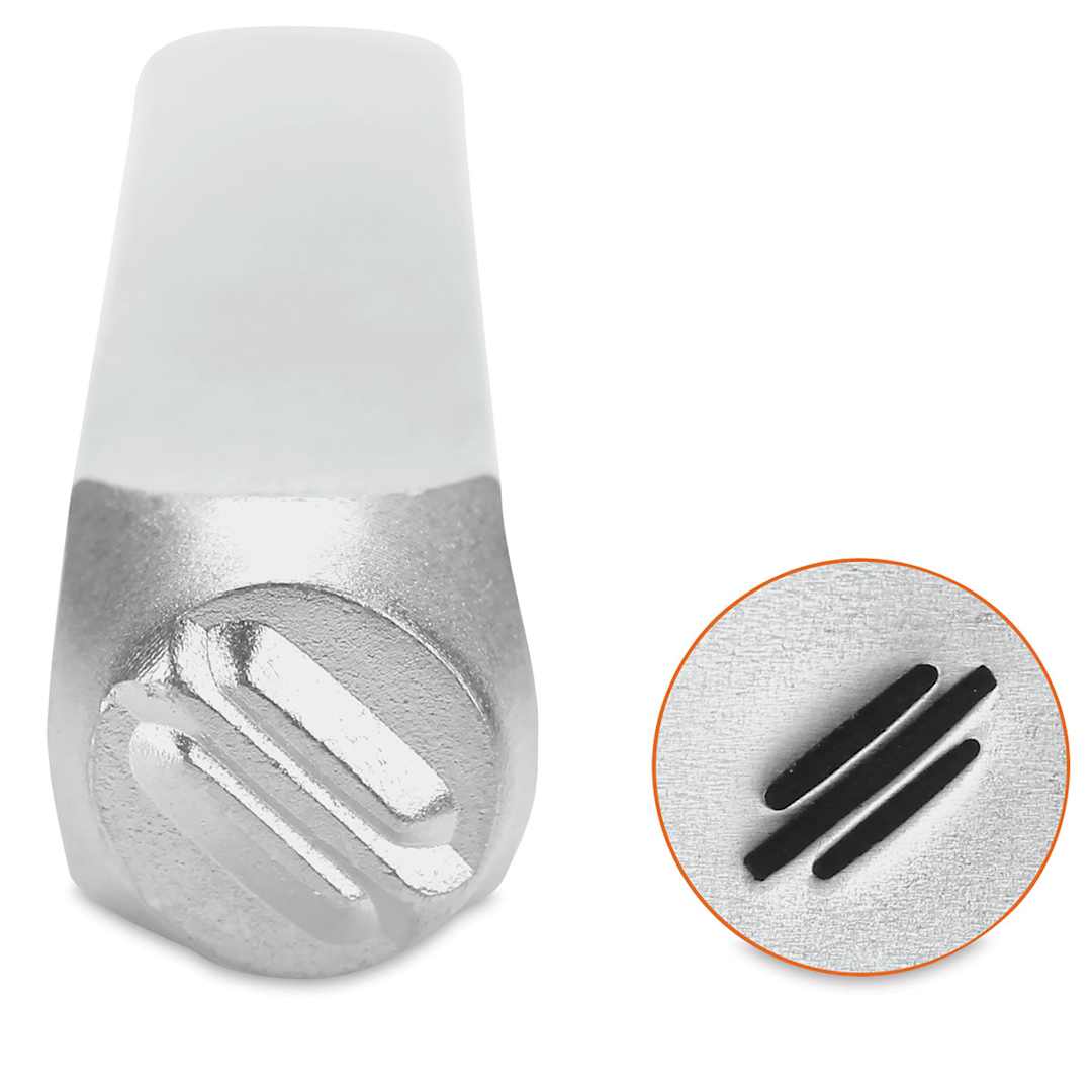 Open in modal - ImpressArt Design Stamp - Diagonal Lines, 6 mm