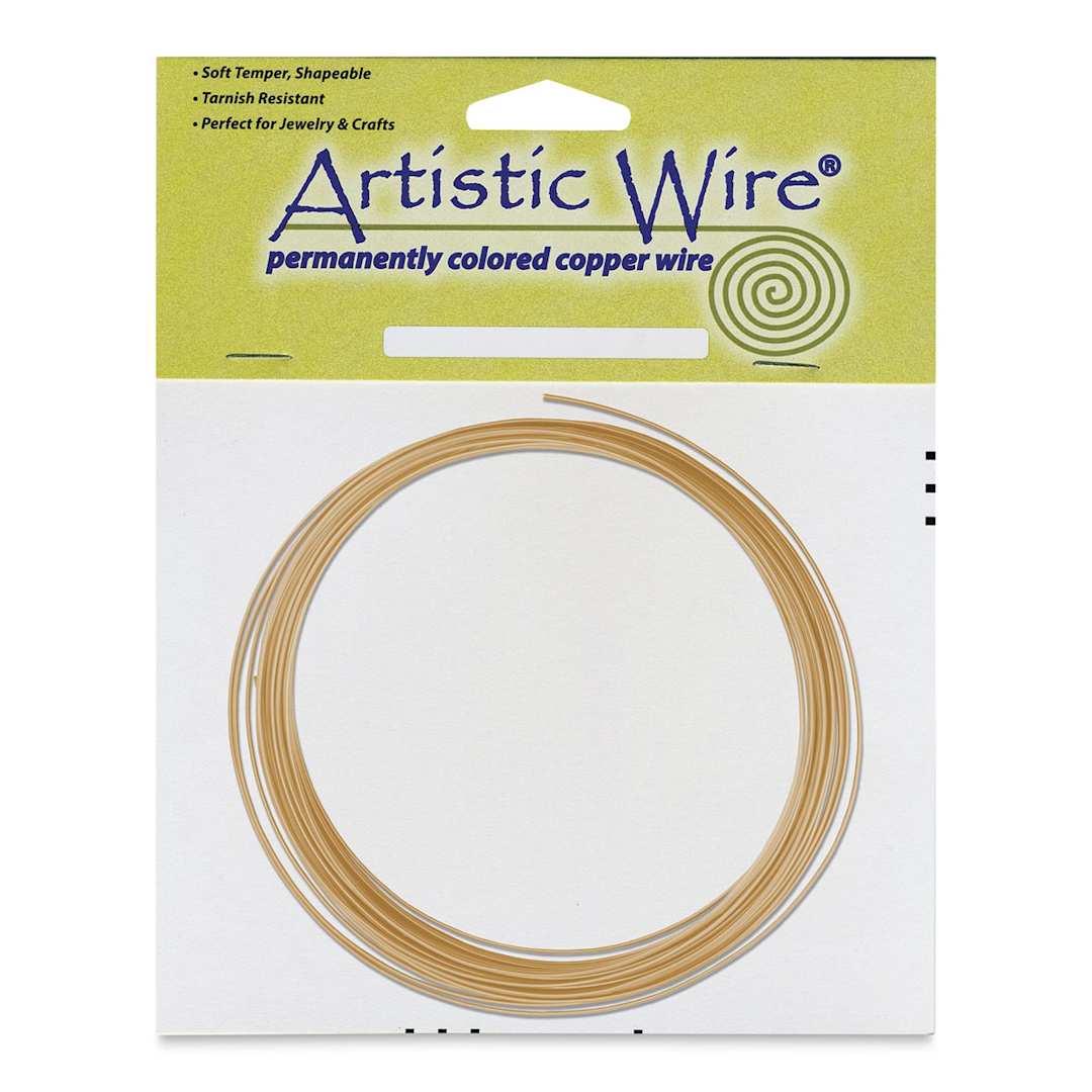 Open in modal - Artistic Wire Colored Copper Craft Wire - Copper, 14 Gauge, 10 ft