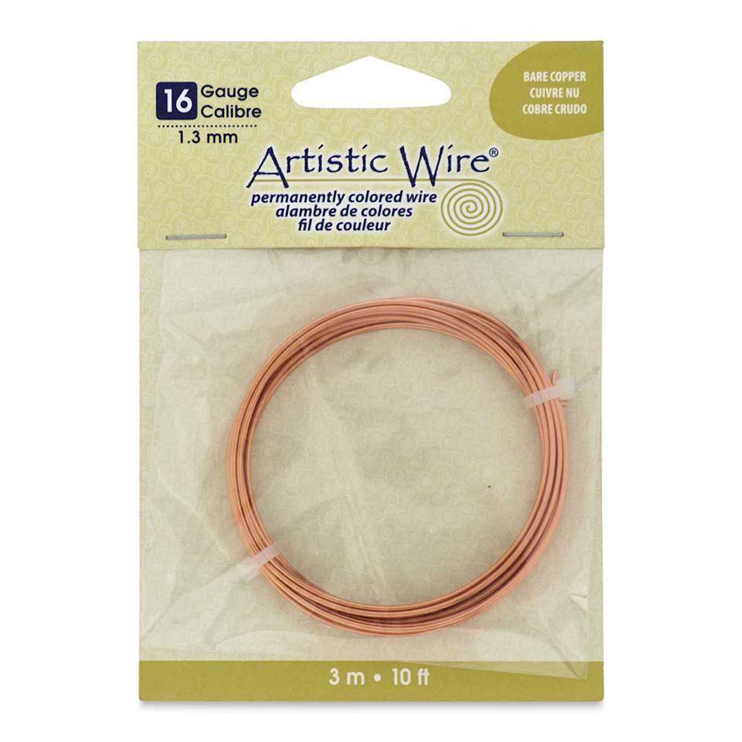 Open in modal - Artistic Wire Colored Copper Craft Wire - Copper, 16 Gauge, 10 ft