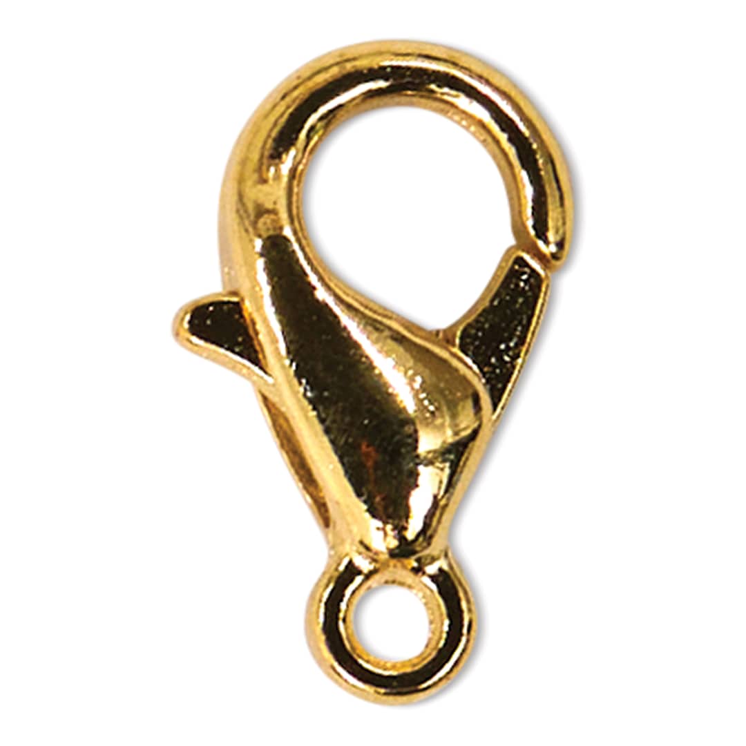 Open in modal - Beadalon Lobster Clasps - Extra Small, Gold, Pkg of 5