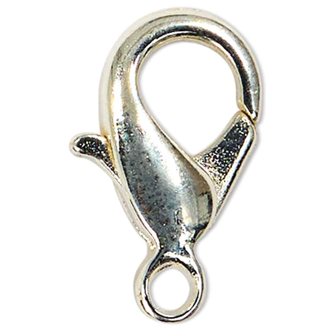 Open in modal - Beadalon Lobster Clasps - Small, Silver Plated