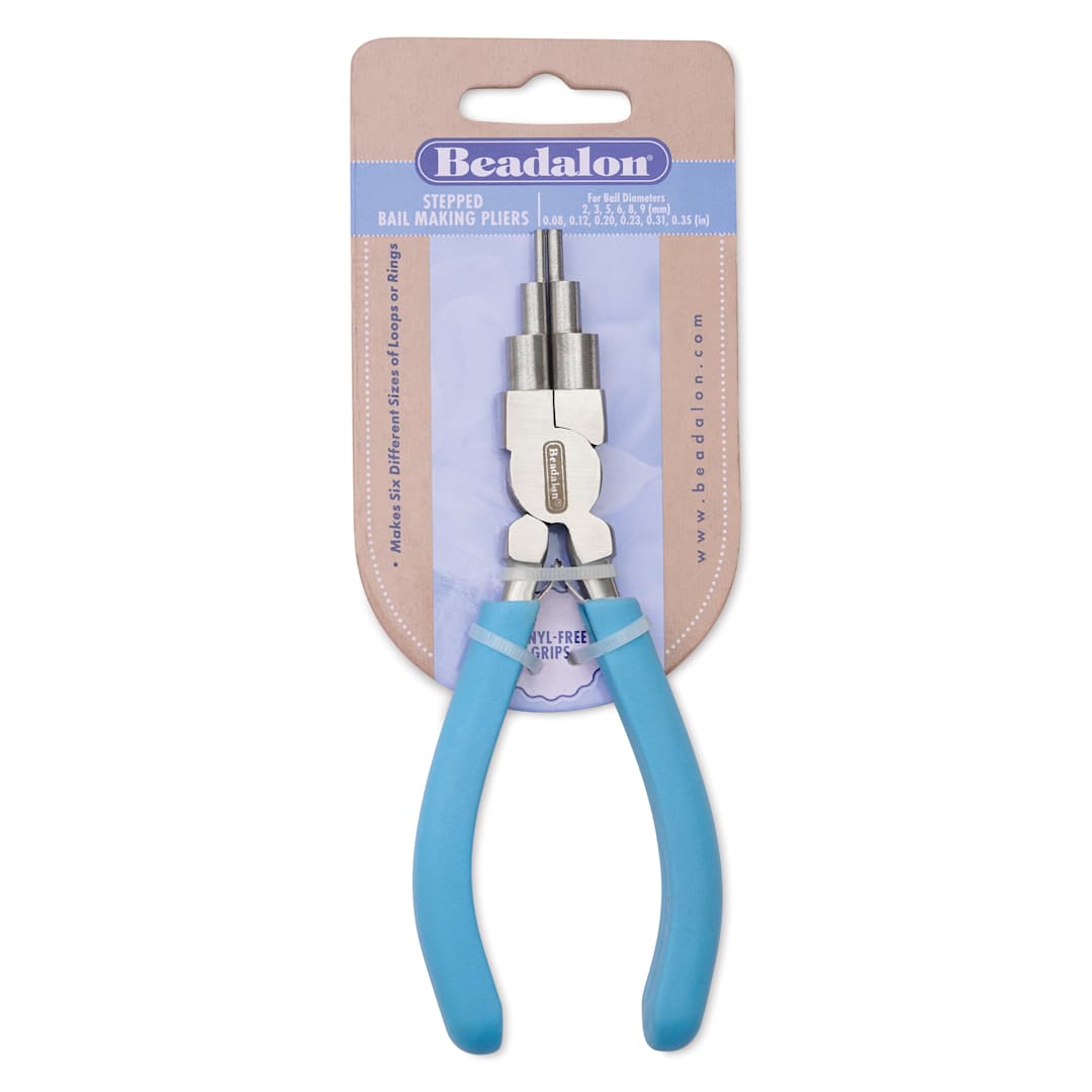 Open in modal - Beadalon Designer Series Stepped Bail Making Pliers - front of packaging