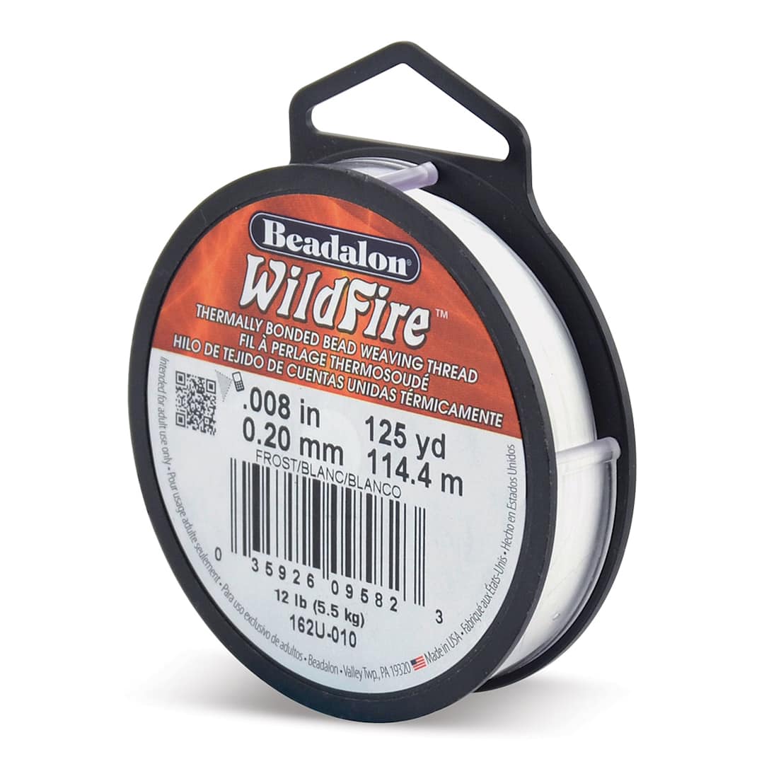 Open in modal - Beadalon WildFire Beading Thread - Frost, 0.008", 125 yds