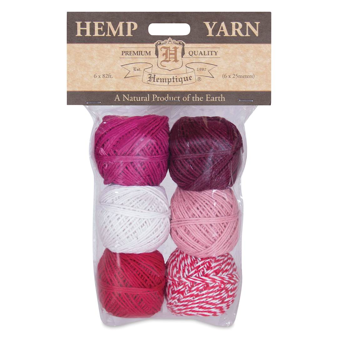 Open in modal - Hemptique Hemp Yarn Bon Bons - Love Colors, Set of 6