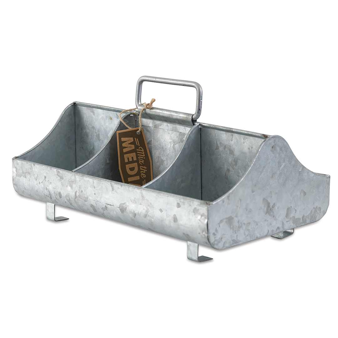 Open in modal - Hampton Art Galvanized Metal Organizer