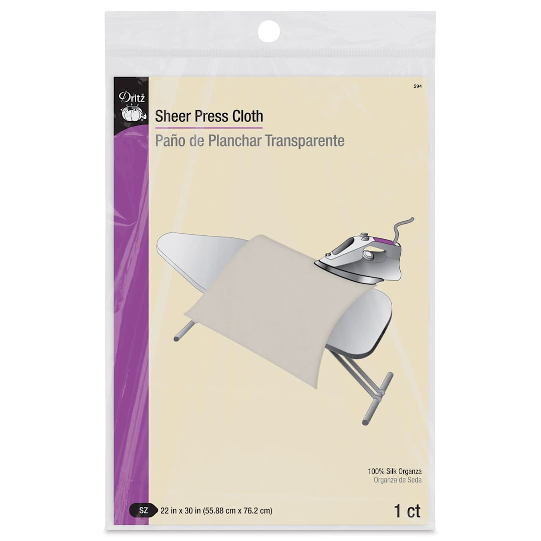 Open in modal - Dritz Sheer Press Cloth front of packaging