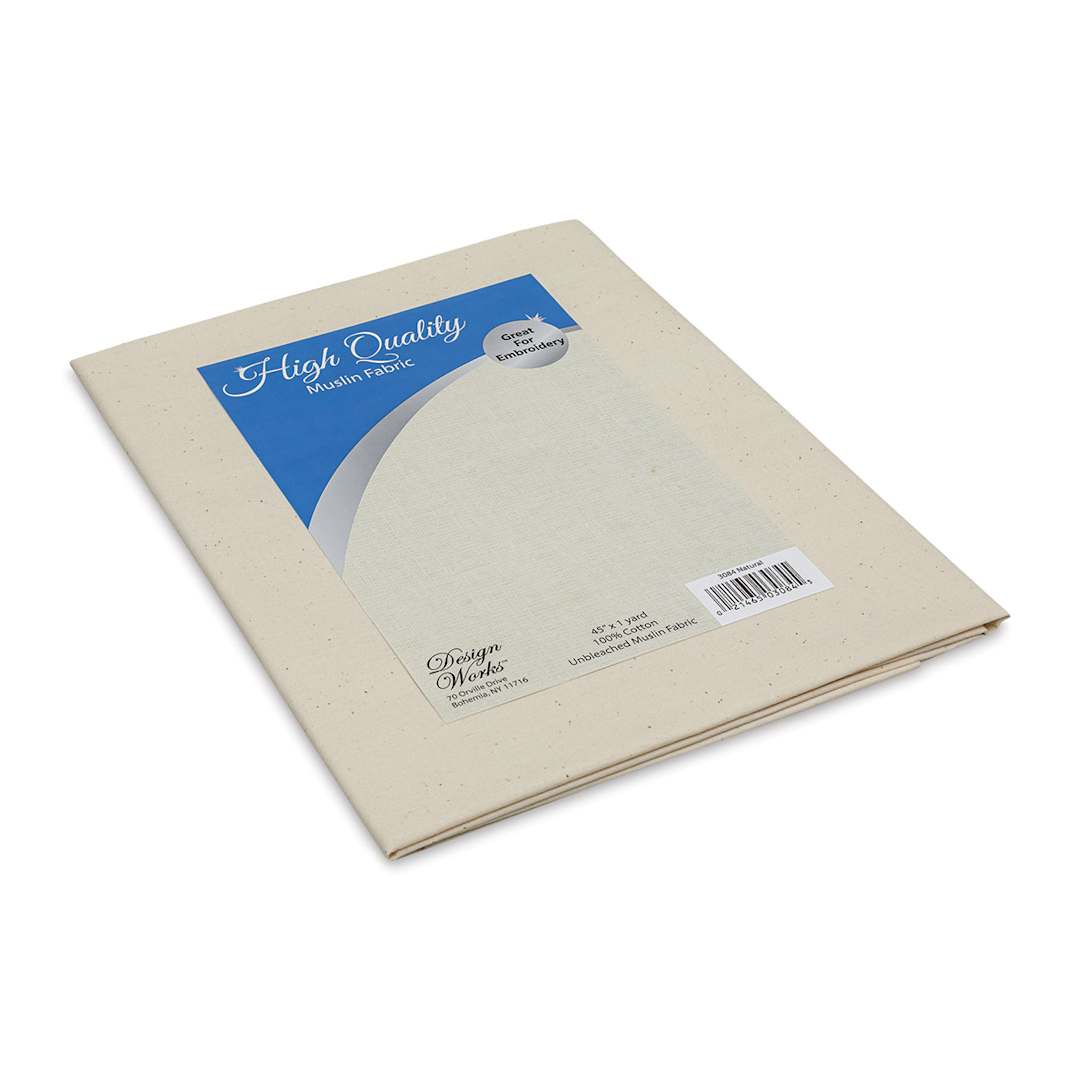 Open in modal - Design Works Unbleached Muslin - 45" x 1 yd - front of packaging