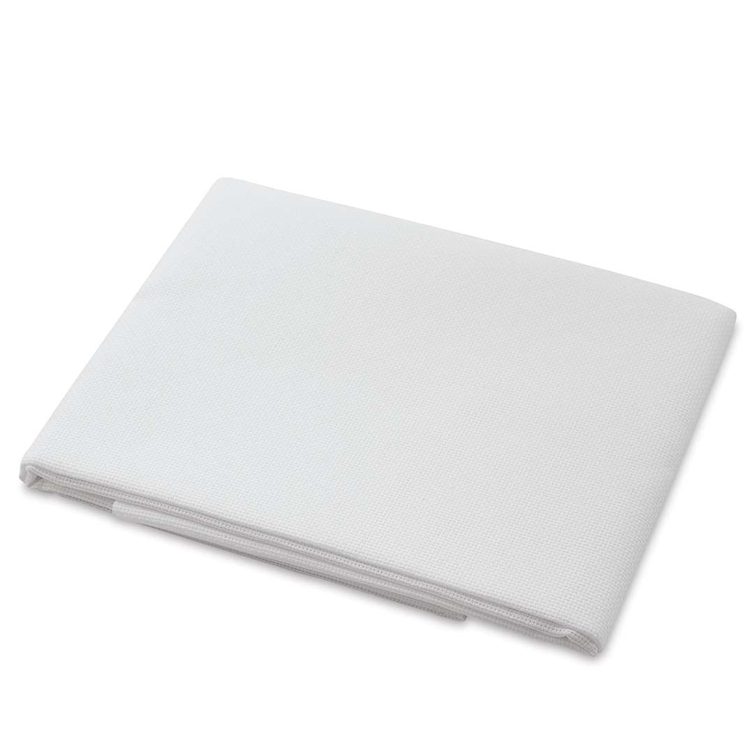 Open in modal - Design Works Aida Cloth - Top view of folded 1 yd cloth