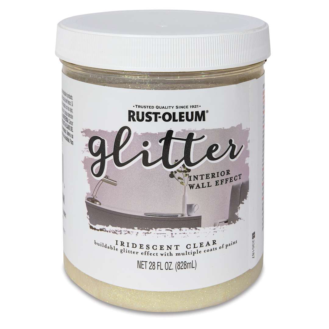 Open in modal - Rust-Oleum Glitter Interior Wall Paint - Iridescent, Quart