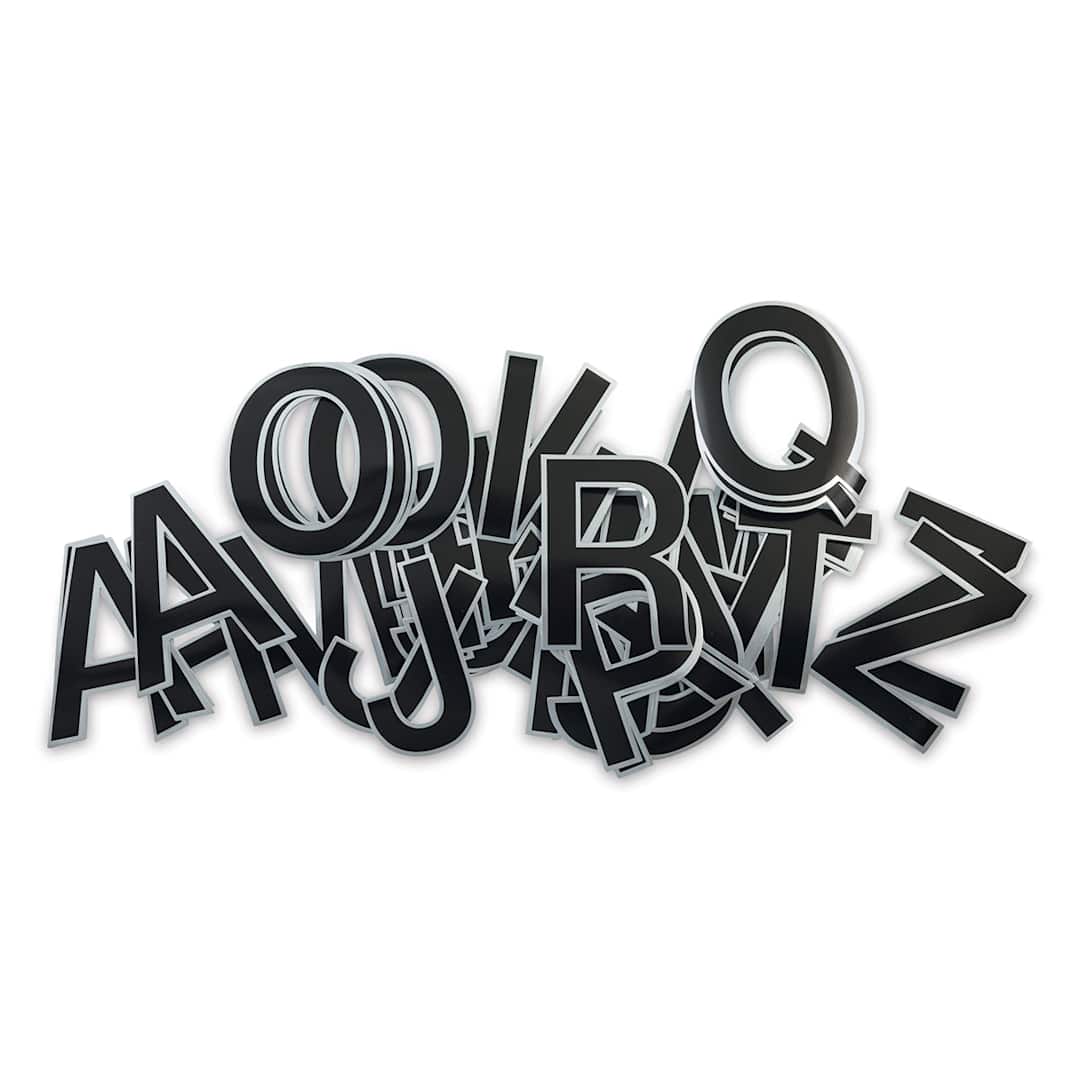 Open in modal - Momenta Cardstock Alphabet Stickers