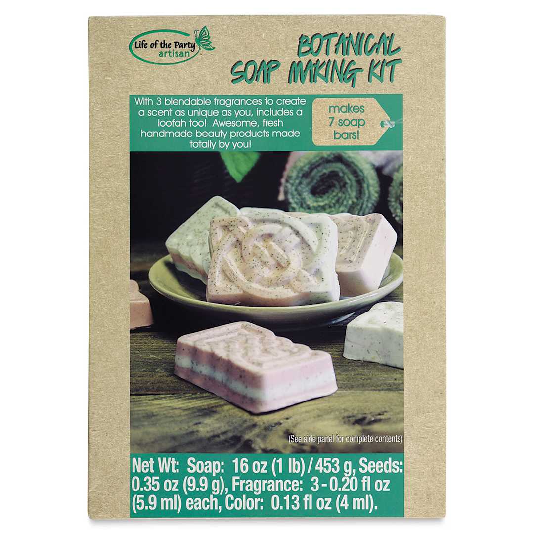 Open in modal - Life of the Party Botanical Soap Making Kit - Front of package