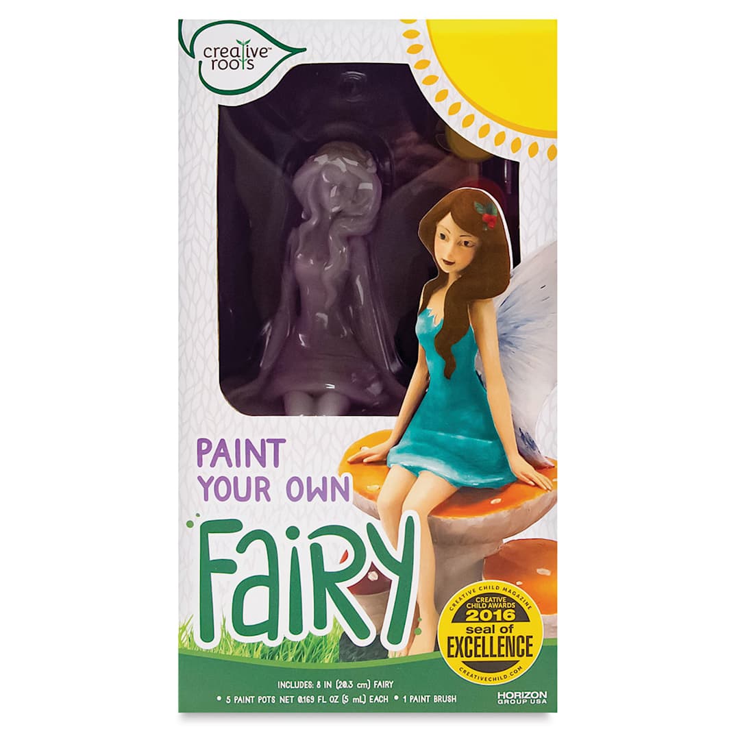 Open in modal - Horizon Creative Roots Paint Your Own Kits - Front of Fairy Package shown
