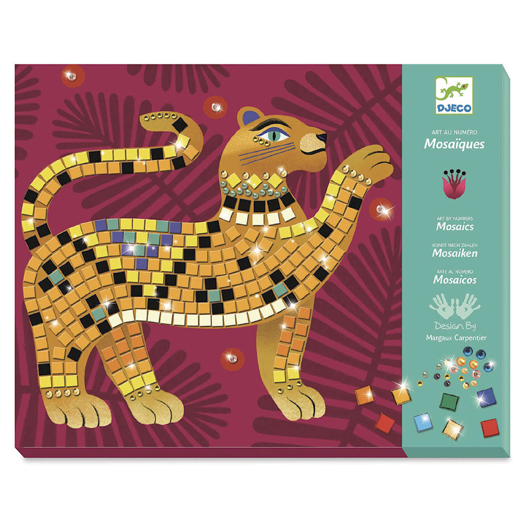 Open in modal - Djeco Mosaics Kit - Deep in the Jungle - front of packaging