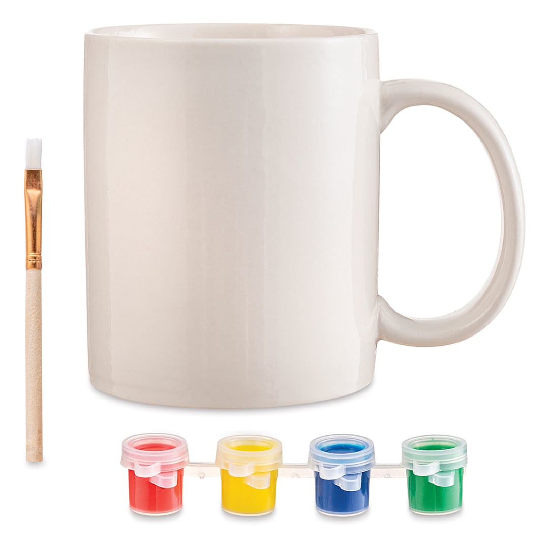 Open in modal - Darice Ceramic Mug Kit
