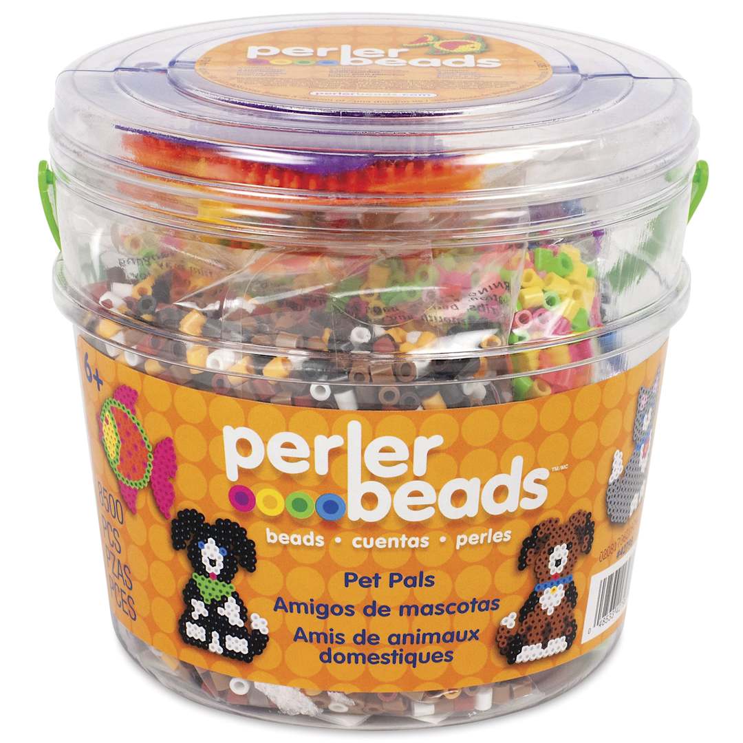 Open in modal - Perler Pet Pals Fused Bead Activity Bucket - front