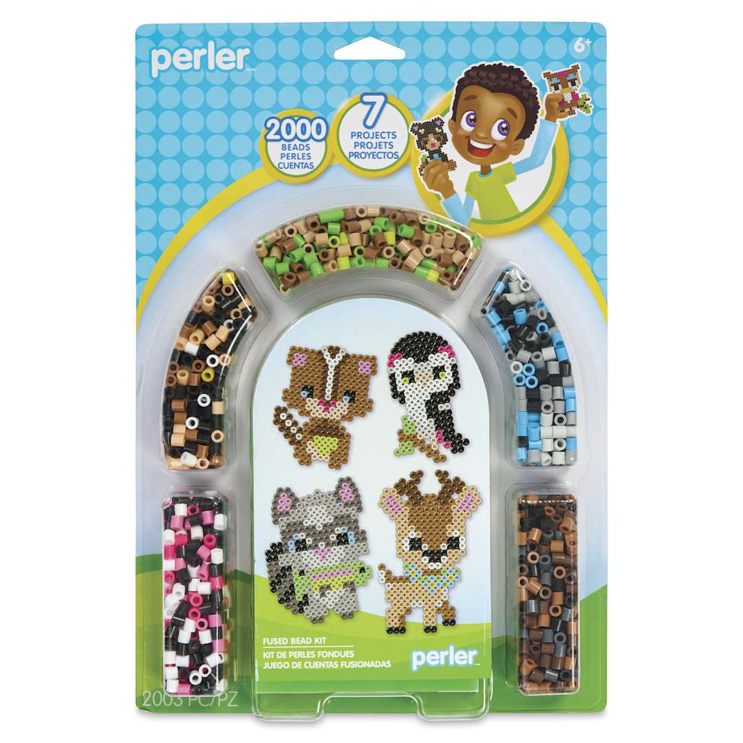 Open in modal - Perler Nature Trail Fused Bead Activity Kit - front of packaging