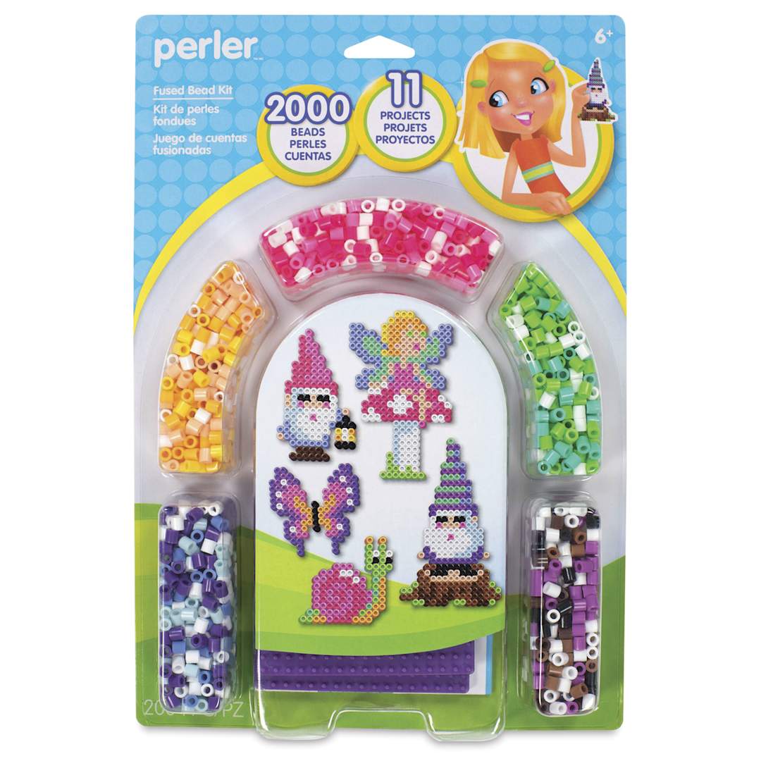 Open in modal - Perler Garden Friends Fused Bead Activity Kit - front of packaging