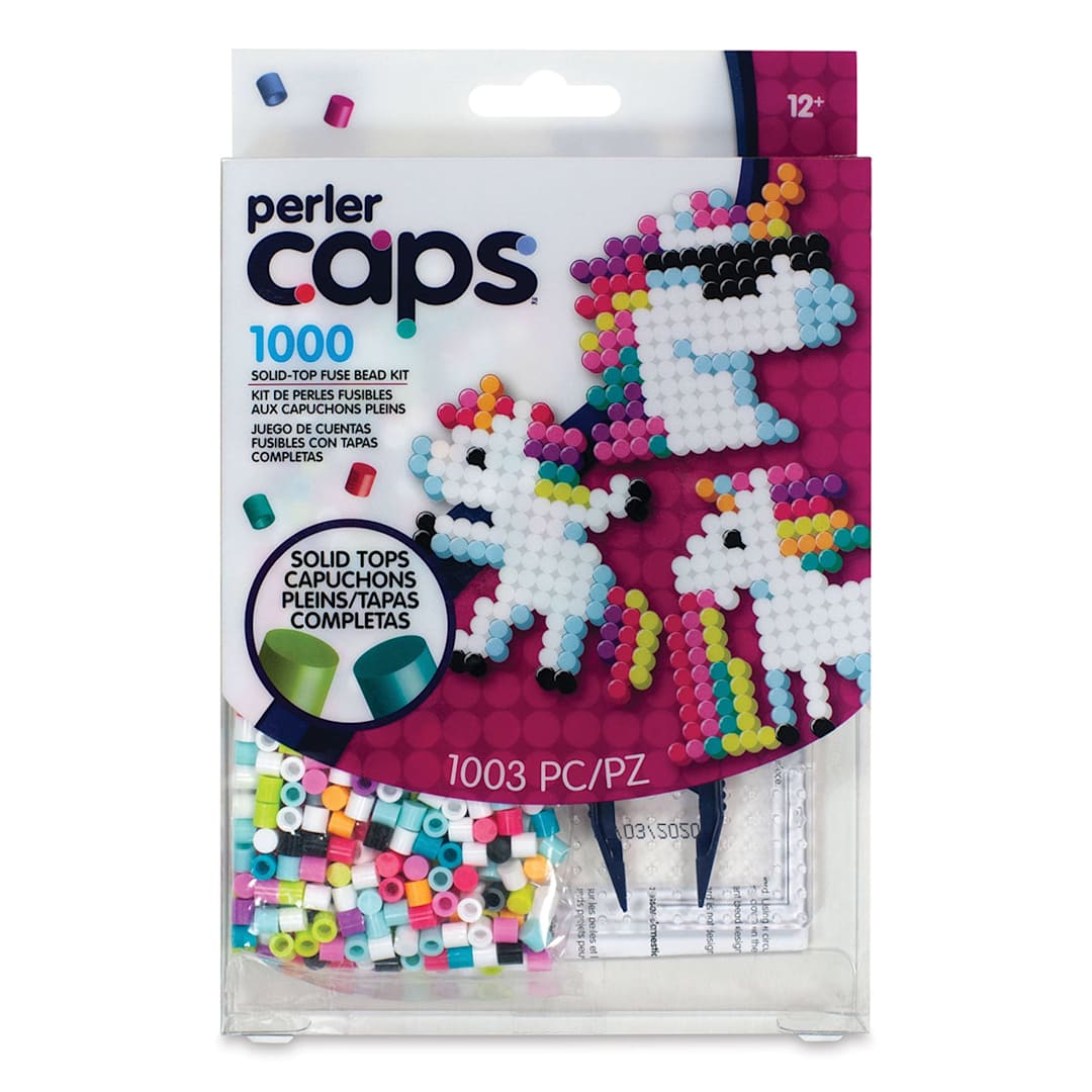 Open in modal - Perler Caps Kit - Unicorn