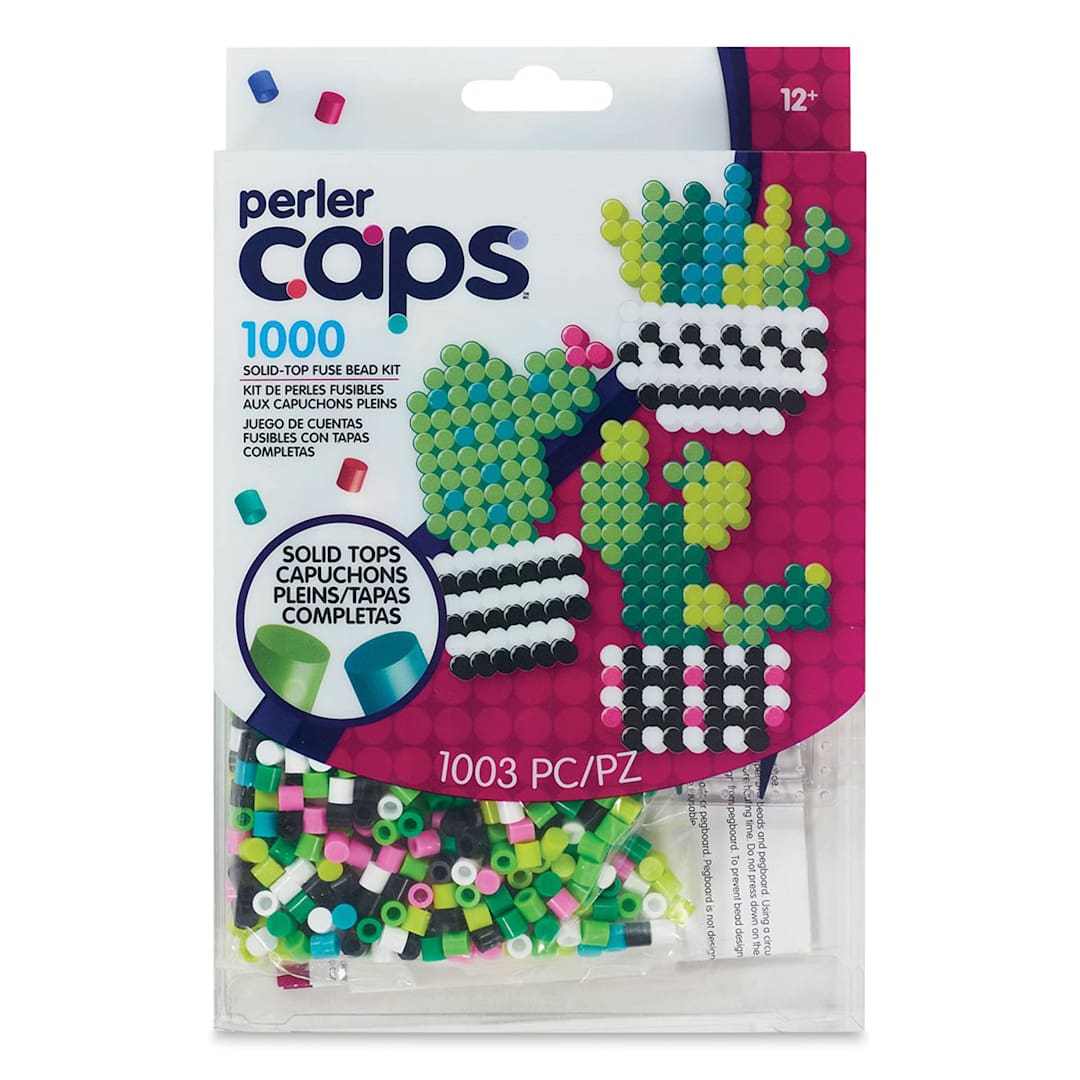 Open in modal - Perler Caps Kit - Cactus
