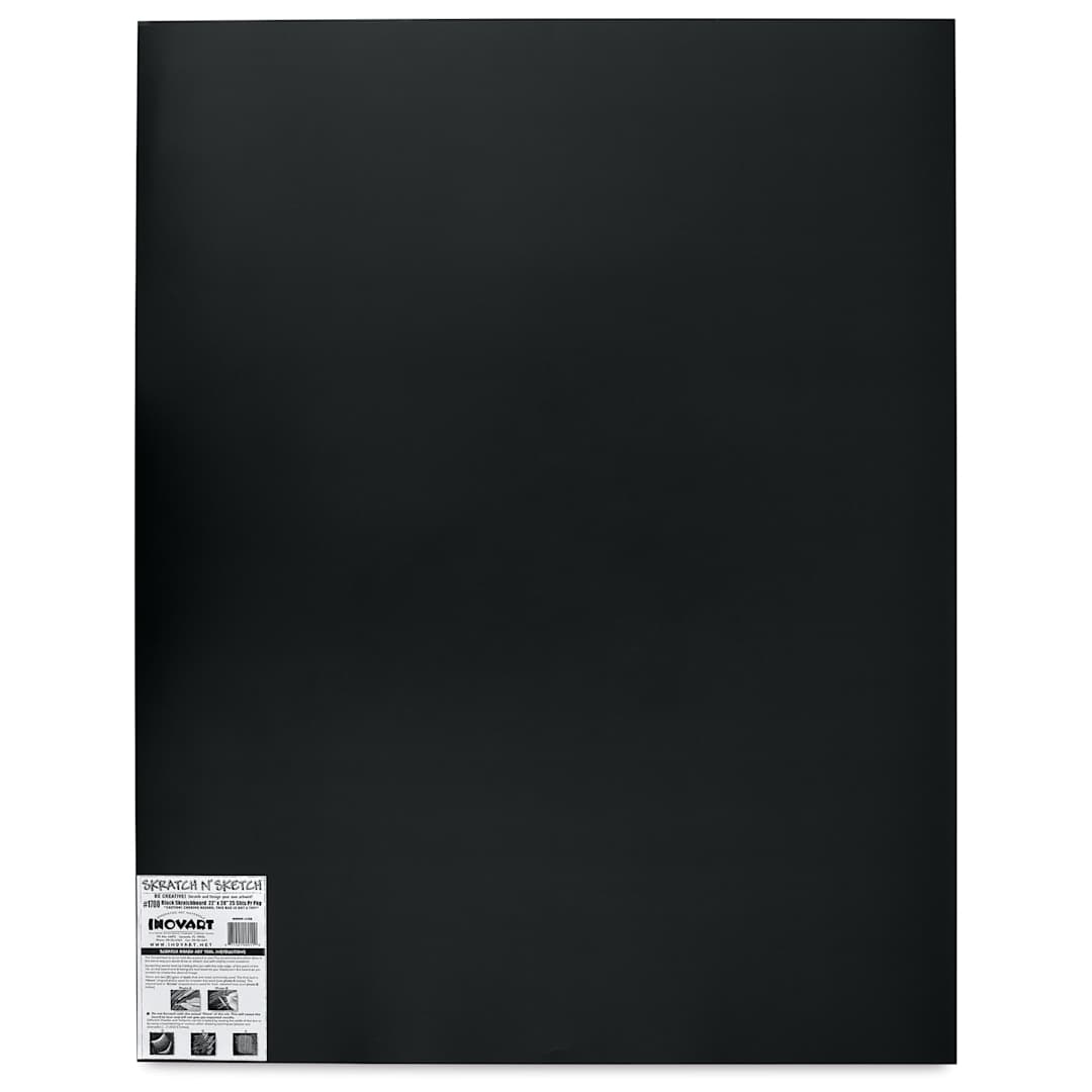 Open in modal - Inovart Skratch N' Sketch Scratchboards - 22" x 28", one board