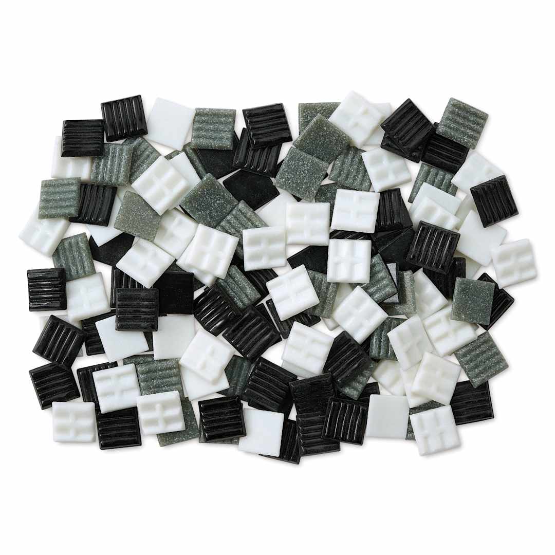 Open in modal - Mosaic Mercantile Venetian Tiles - Mono Mix, 3/4", 16 oz
