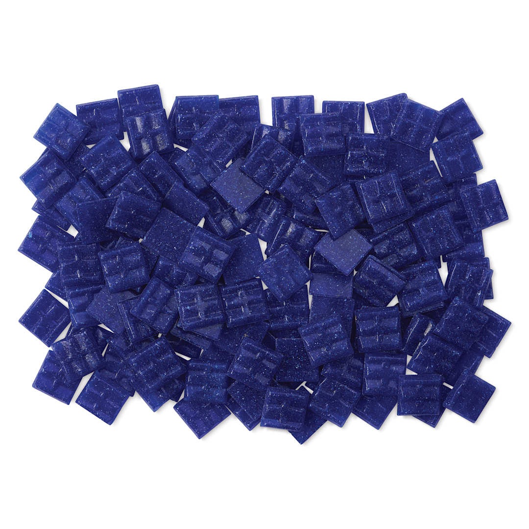 Open in modal - Mosaic Mercantile Venetian Tiles - Cobalt, 3/8", 16 oz