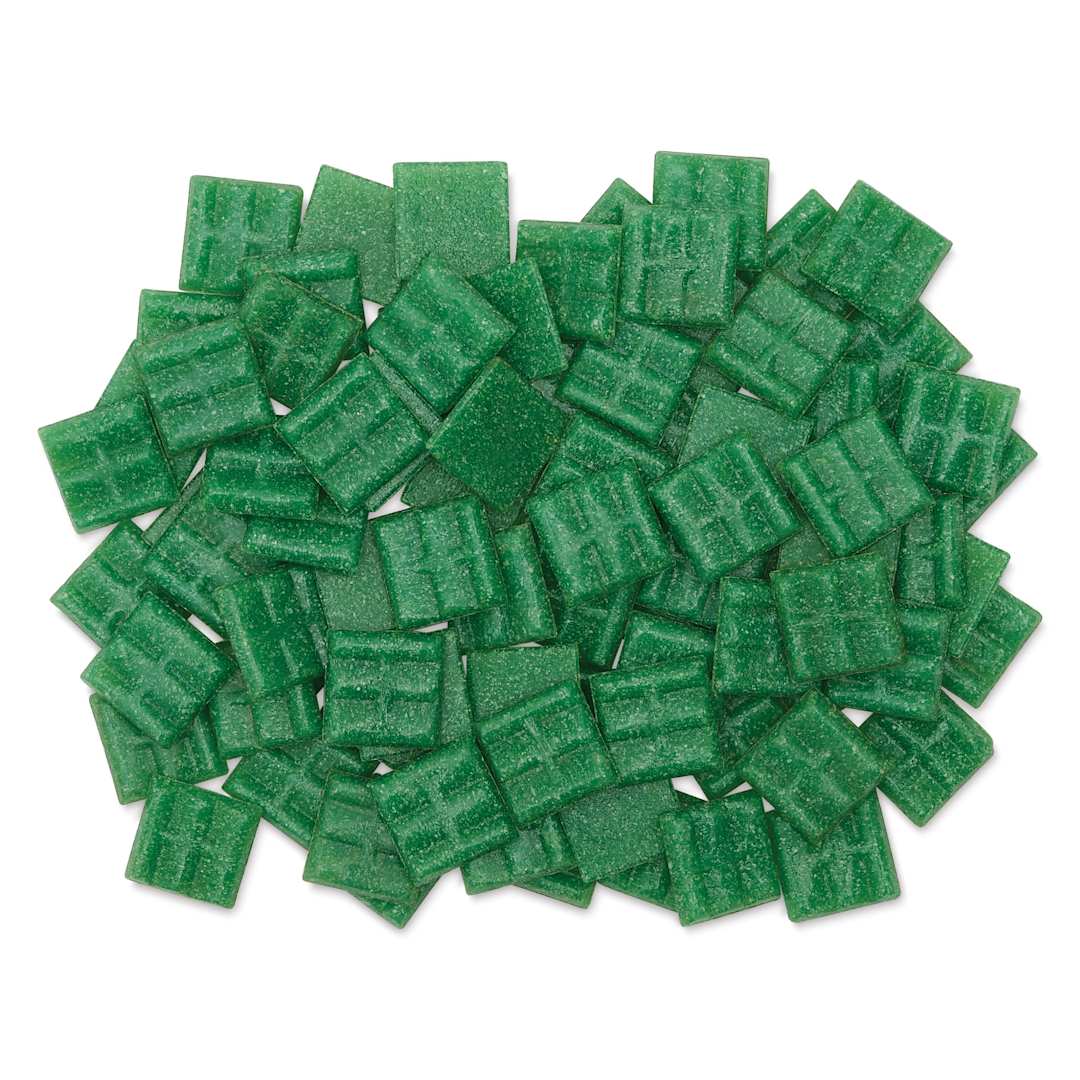 Open in modal - Mosaic Mercantile Venetian Tiles - Grass Green, 3/4", 8 oz