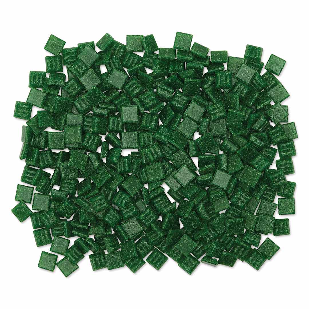 Open in modal - Mosaic Mercantile Venetian Tiles - Evergreen, 3/8", 8 oz