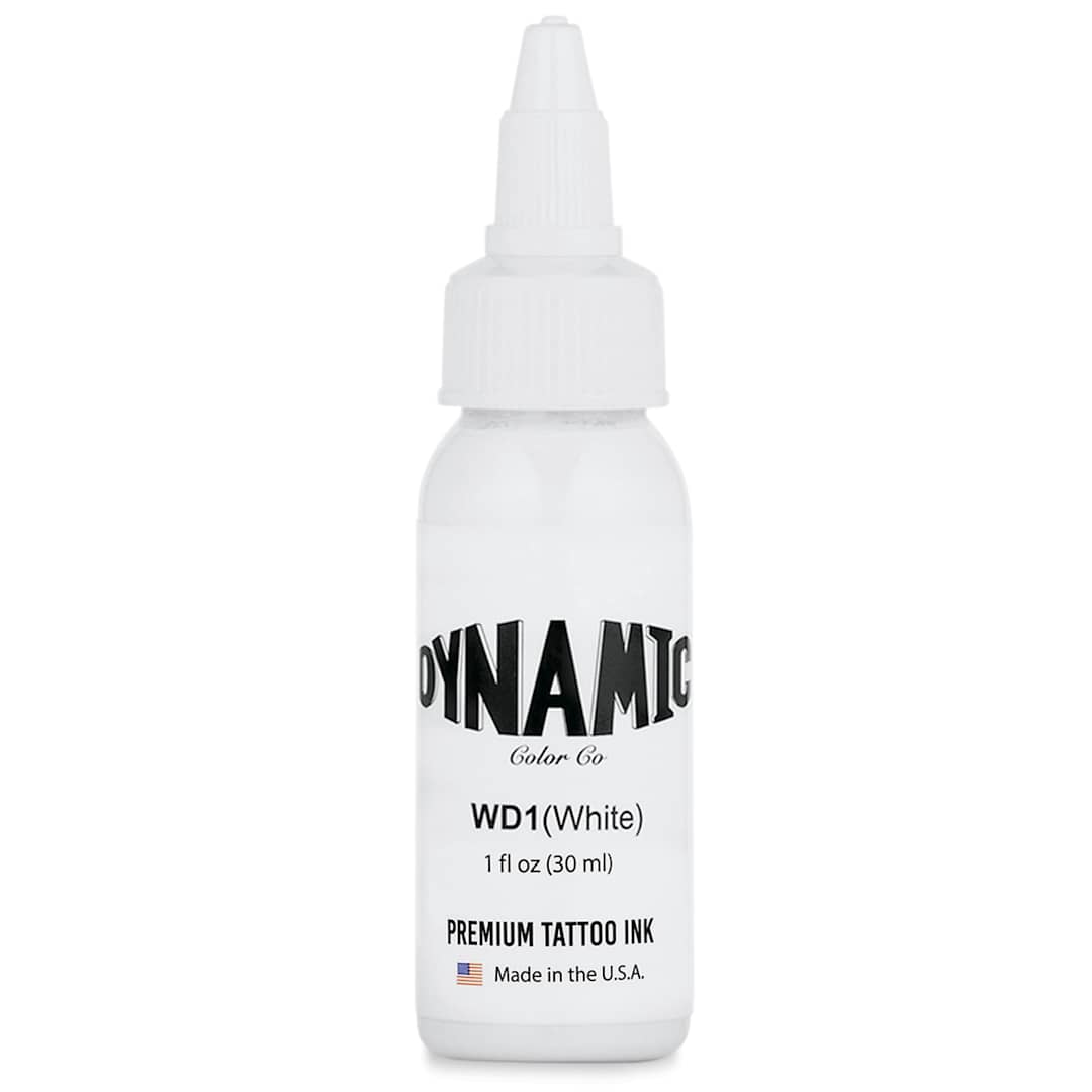 Open in modal - Dynamic Color Tattoo Ink - White, 1 oz bottle