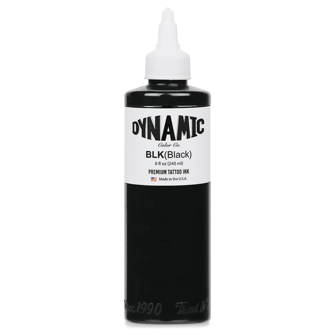 Open in modal - Dynamic Color Tattoo Ink - Black, 8 oz bottle