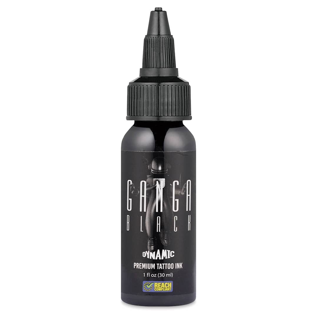 Open in modal - Dynamic Color Tattoo Ink - Ganga Black, 1 oz bottle