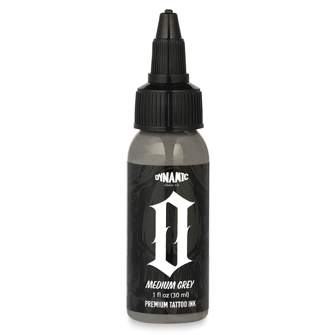 Open in modal - Dynamic Color Tattoo Ink - Medium Grey, 1 oz bottle