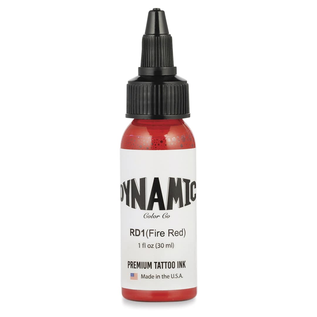 Open in modal - Dynamic Color Tattoo Ink - Fire Red, 1 oz bottle