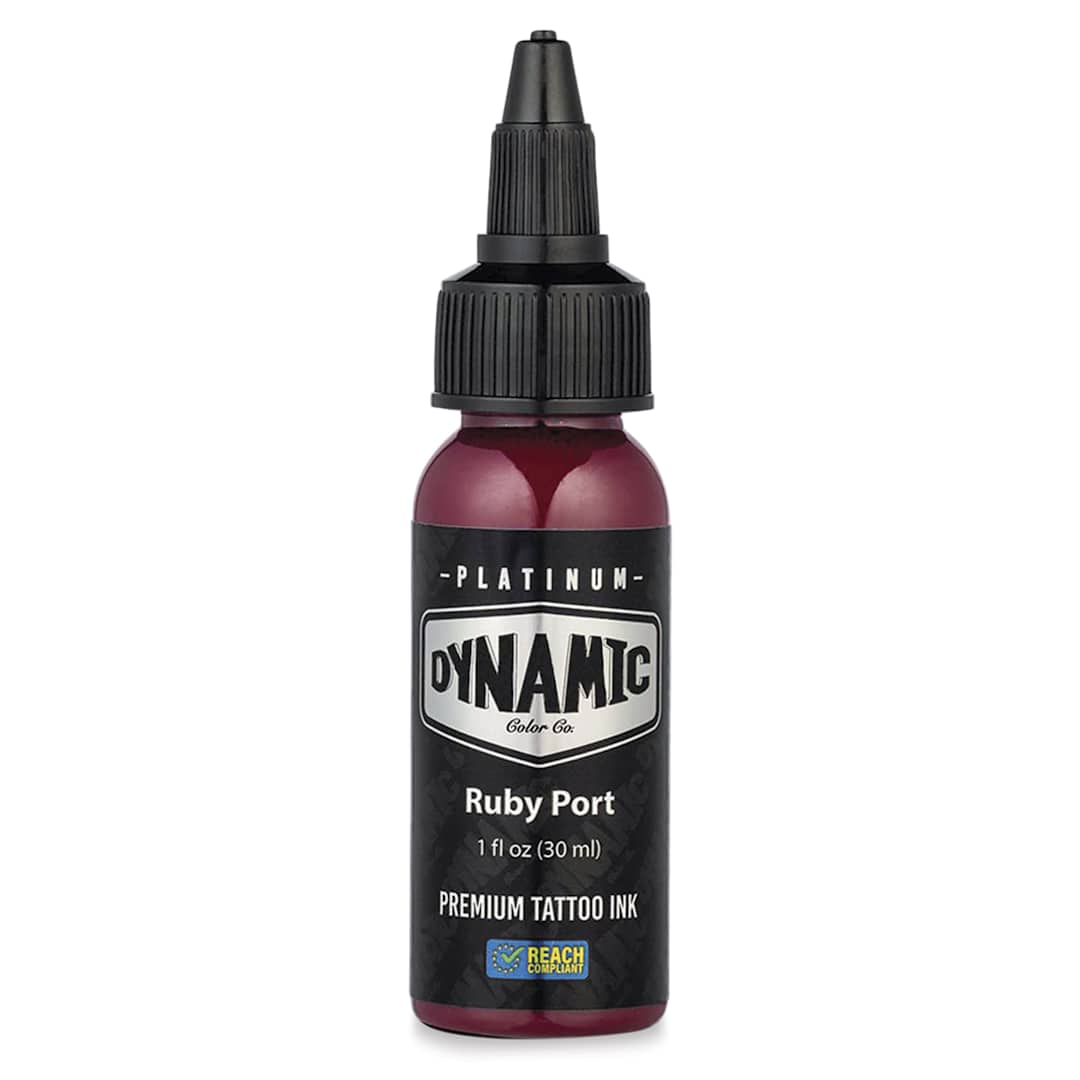 Open in modal - Dynamic Color Tattoo Ink - Ruby Port, 1 oz bottle