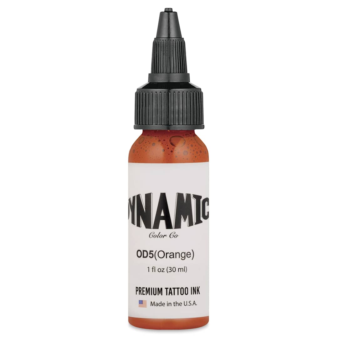 Open in modal - Dynamic Color Tattoo Ink - Orange, 1 oz bottle