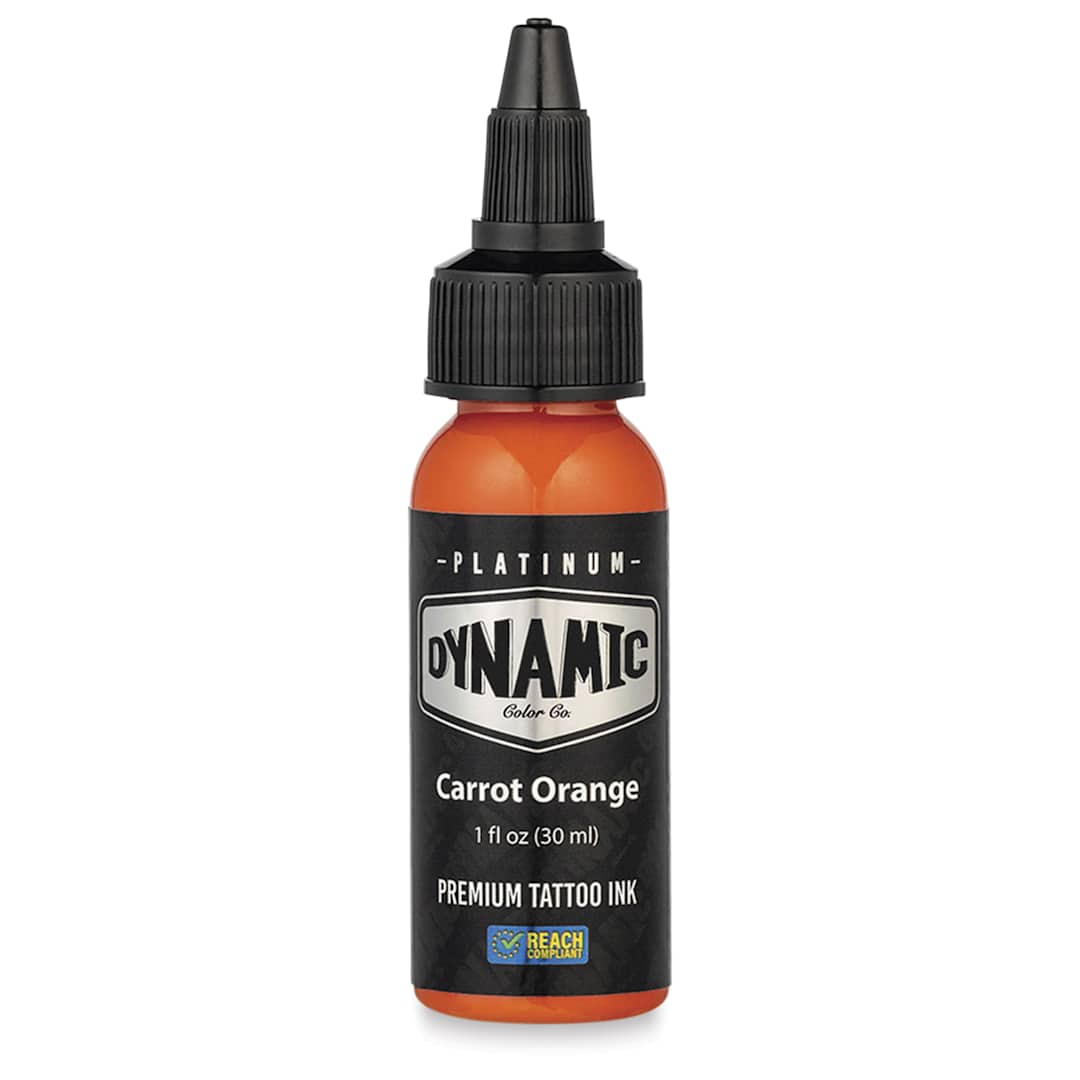 Open in modal - Dynamic Color Tattoo Ink - Carrot Orange, 1 oz bottle