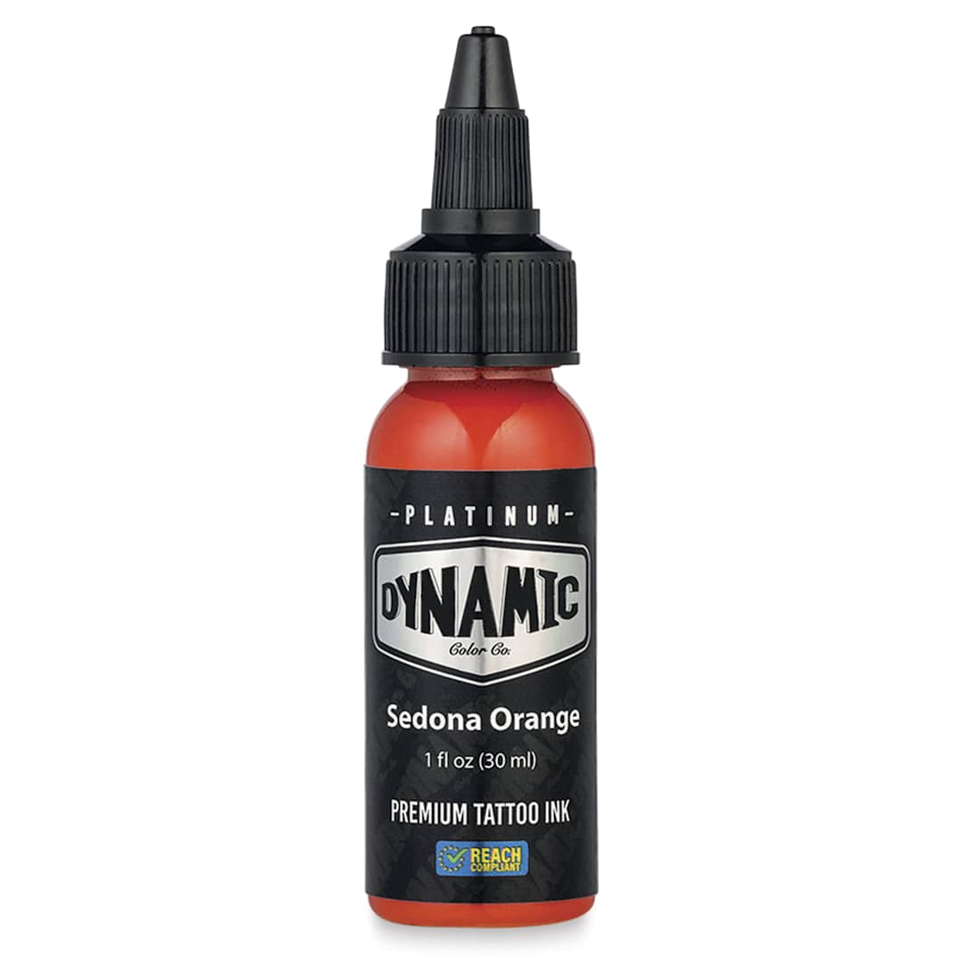 Open in modal - Dynamic Color Tattoo Ink - Sedona Orange, 1 oz bottle