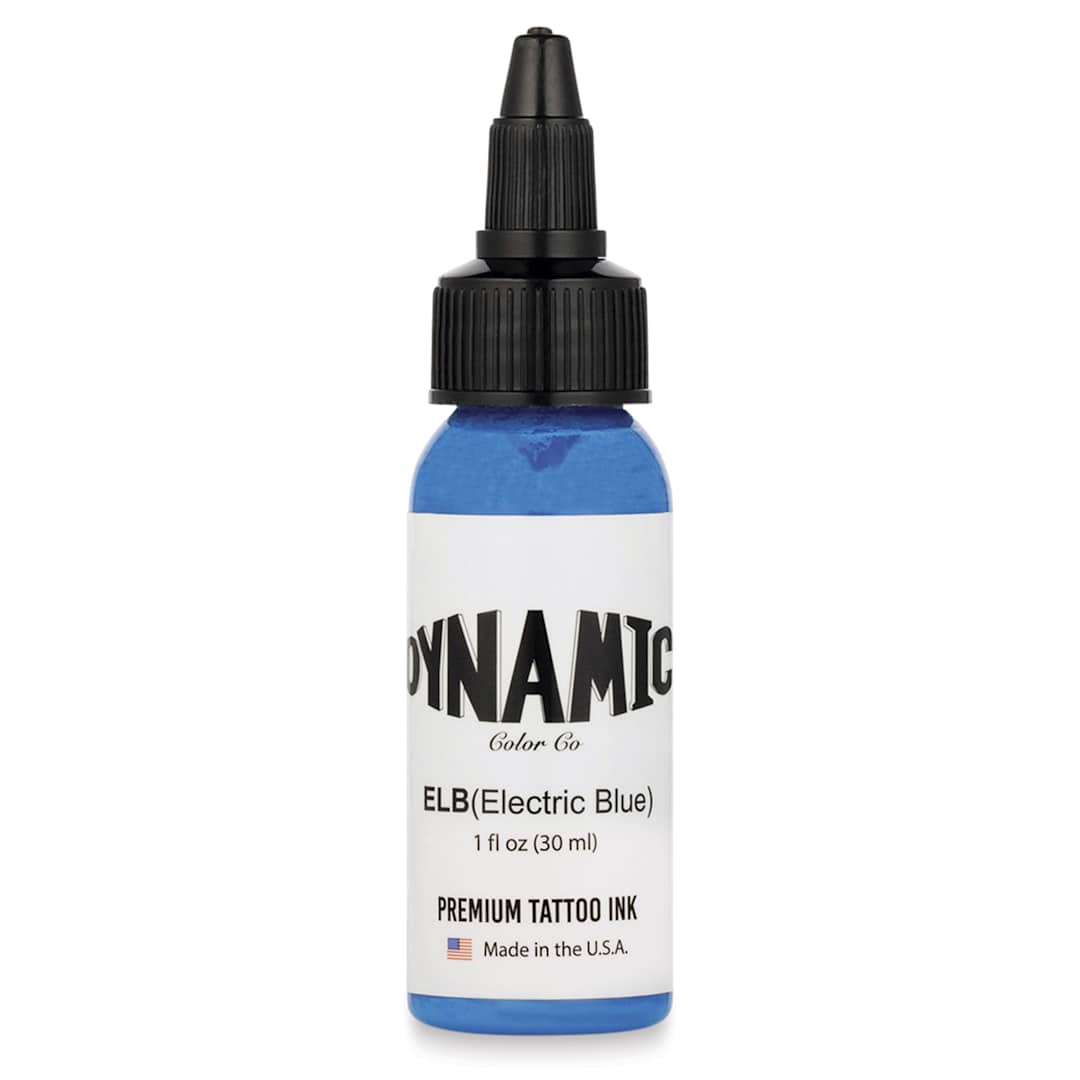 Open in modal - Dynamic Color Tattoo Ink - Electric Blue, 1 oz bottle