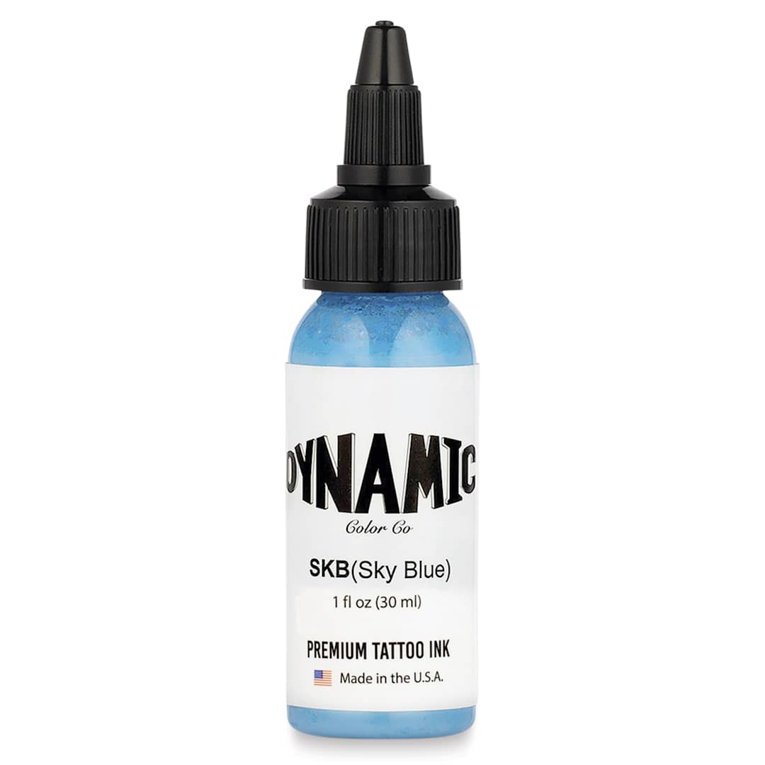 Open in modal - Dynamic Color Tattoo Ink - Sky Blue, 1 oz bottle