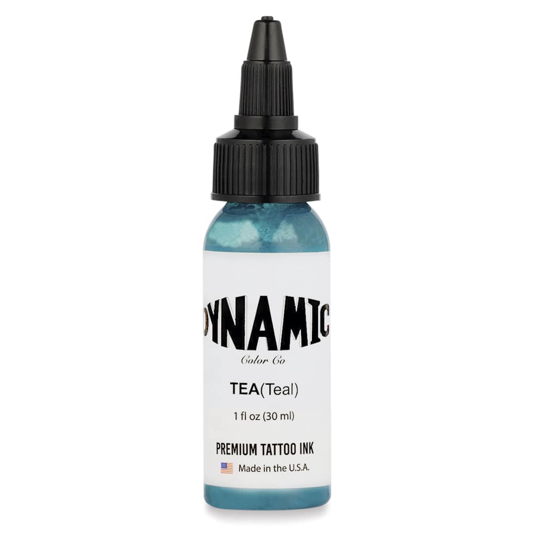 Open in modal - Dynamic Color Tattoo Ink - Teal, 1 oz bottle